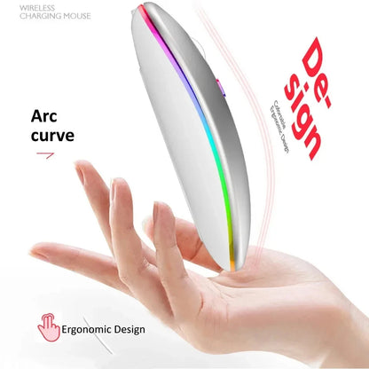 🖱️ ✨ Glomexia Dual-Mode Wireless Mouse (Bluetooth + 2.4G)