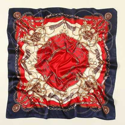 Premium 90x90 Paisley Fashion Scarf | Women Headband | GLOMEXIA