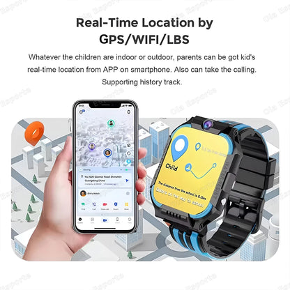 Kids 5G Smart Watch – SOS GPS Tracker with Camera & WiFi