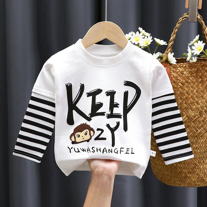 🐻👶 Toddler Animal Full Sleeve Tee 🧸✨