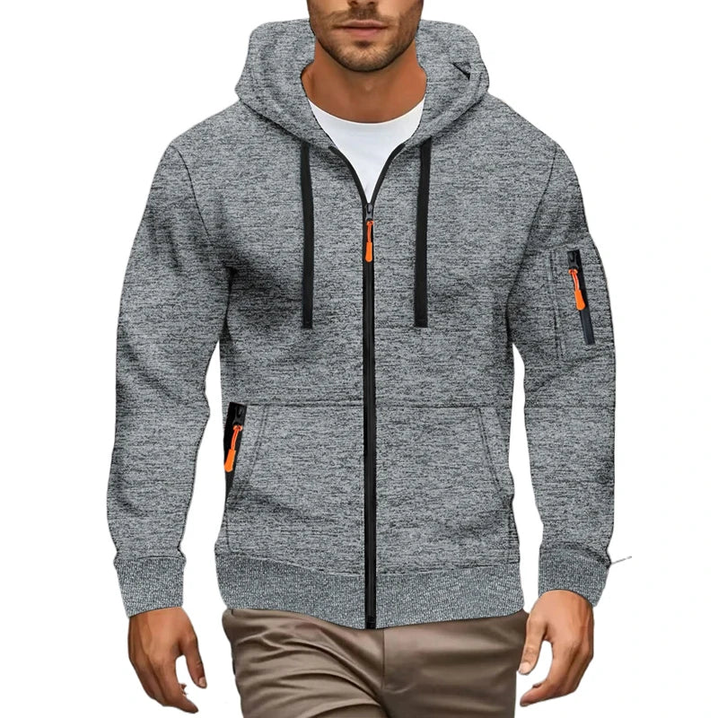 🧥 Zip-Up Casual Hoodie