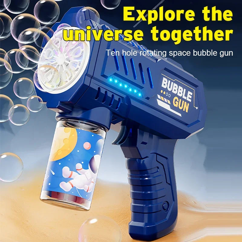 🚀🫧 Glomexia Bubble Rocket Gun
