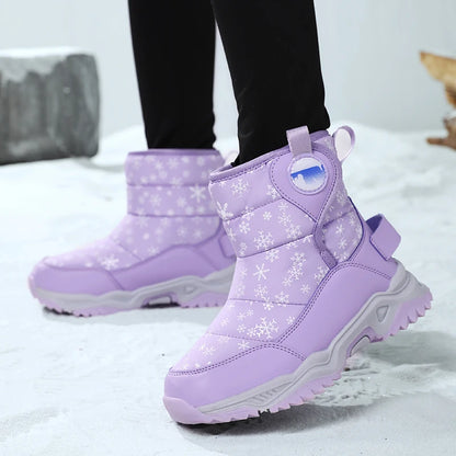 ❄️ Girls Knee-High Winter Snow Boots