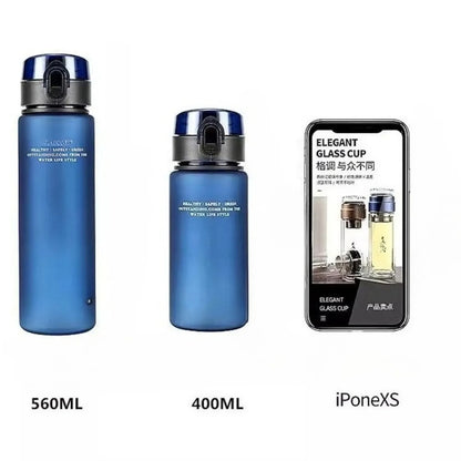 Leak-Proof Sports Water Bottle | 400ml & 560ml Portable Travel Bottle