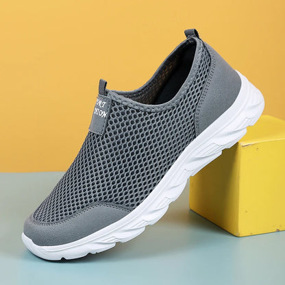 Glomexia Men Air Mesh Casual Shoes 👟 | Breathable Slip-On