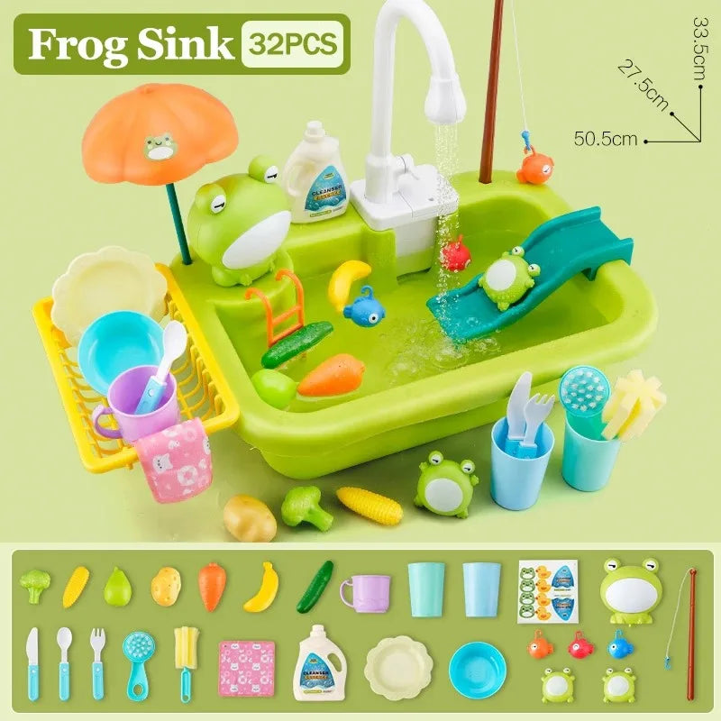 Glomexia Kids Water Sink Kitchen Set