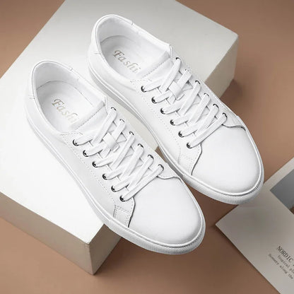 Glomexia Men Genuine Leather Shoes 👞 | Breathable Lace-Up