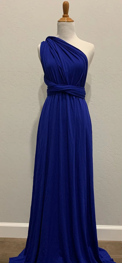 Rust Infinity Multiway Maxi Dress – Bridesmaid & Evening Gown