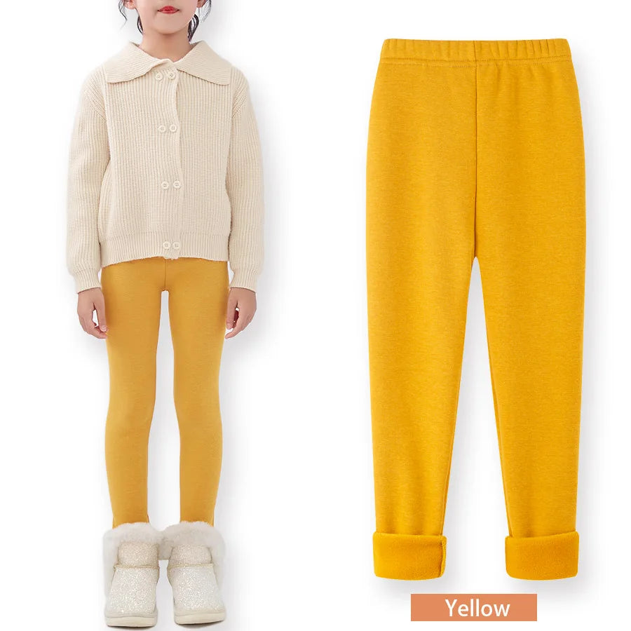 ❄️ CozyFlex Girls Thermal Leggings 🧦