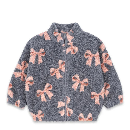 Premium Lambswool Kids Winter Jacket | Warm Cherry Coat | GLOMEXIA