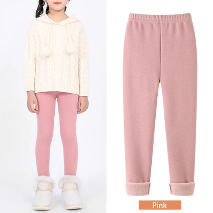 ❄️ CozyFlex Girls Thermal Leggings 🧦