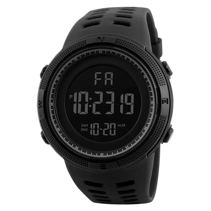🌍 Glomexia – Men’s Military Style Digital Sports Watch with LED Display