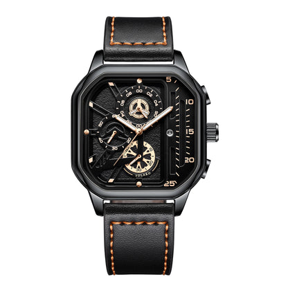 ⌚ Men’s Minimalist Quartz Leather Watch ✨
🕰️ Product Description