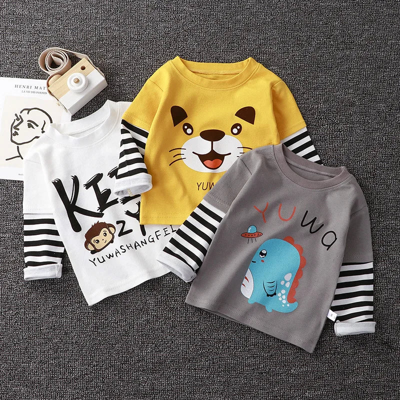 🐻👶 Toddler Animal Full Sleeve Tee 🧸✨