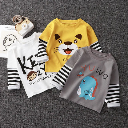 🐻👶 Toddler Animal Full Sleeve Tee 🧸✨