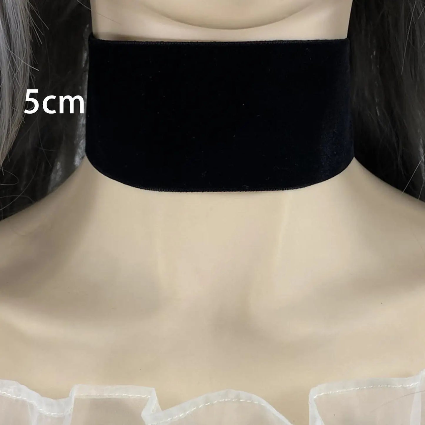 Black Velvet Gothic Choker Necklace