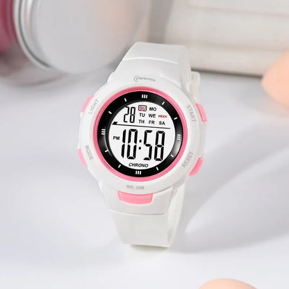 Kids Digital Watch – Luminous Waterproof Alarm Clock