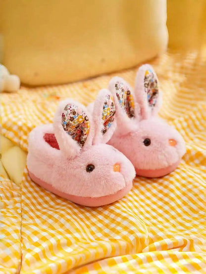 Kids Winter Indoor Slippers ❄️🥿 | Anti-Slip Unisex Comfort –
