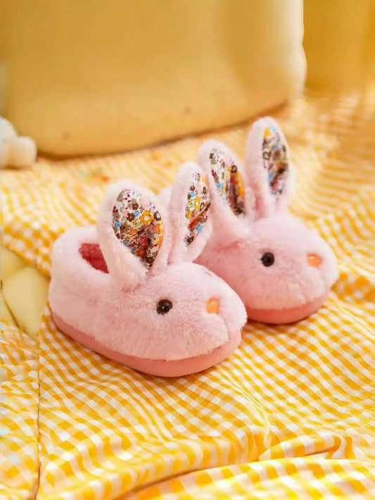 Kids Winter Indoor Slippers ❄️🥿 | Anti-Slip Unisex Comfort –