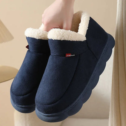 Glomexia Men’s Winter Fur Slippers ❄️👞