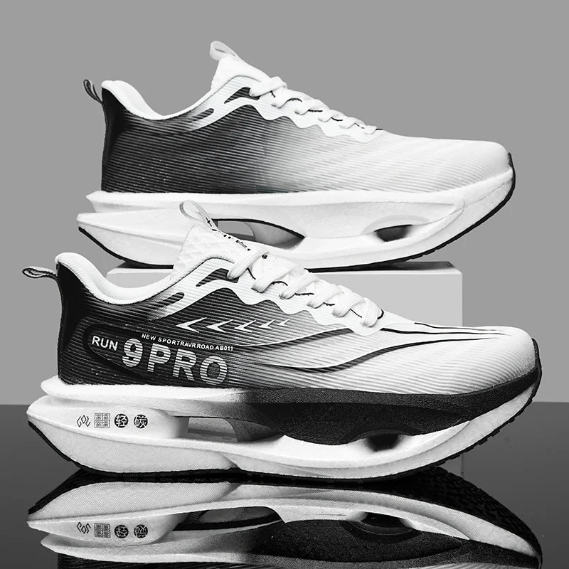 Men’s Carbon Plate Mesh Running Sneakers