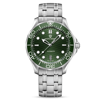 Men’s Automatic Diving Watch – Blue Dial Mechanical Wristwatch