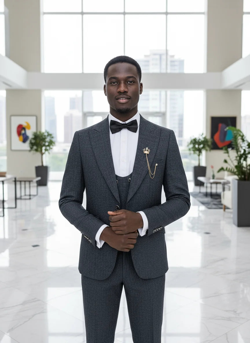 Men’s 3-Piece Slim Fit Suit 🤵 | Wedding & Business