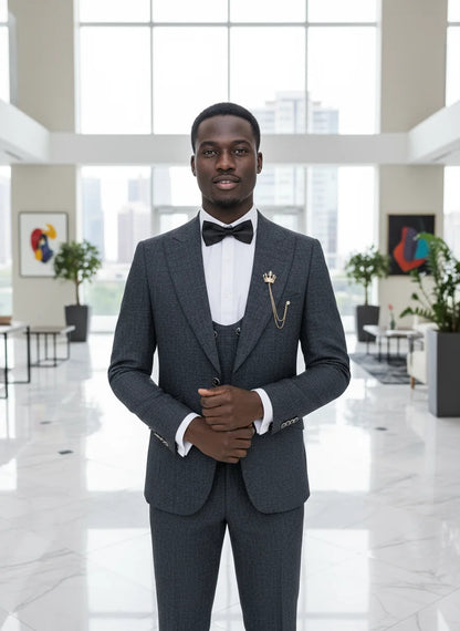 Men’s 3-Piece Slim Fit Suit 🤵 | Wedding & Business