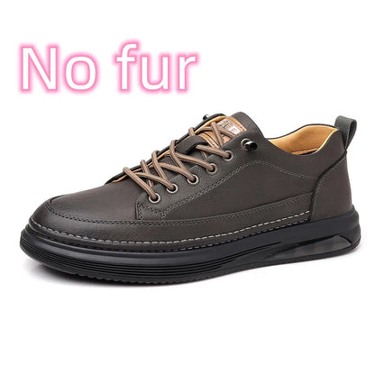 Luxury Men’s Leather Lace-Up Shoes