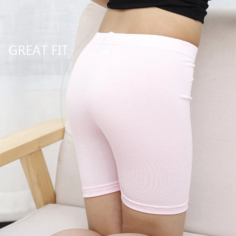 Premium Cotton Kids Leggings Shorts – Summer Safety Wear (2-13Y)