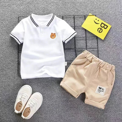 Cute Cartoon Cotton Boys Summer Set 🌞
