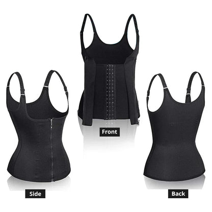 👚🔥 Women’s Zipper Waist Trainer Tank Top ✨