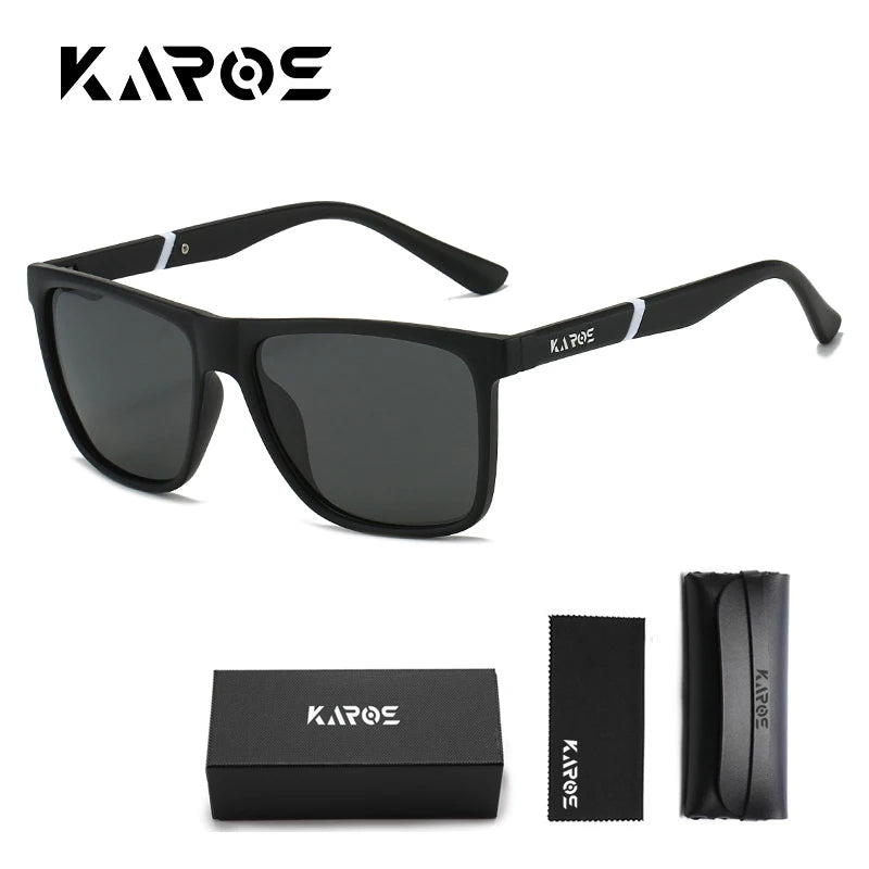 😎 Karos Polarized Rectangle Sunglasses for Women | UV400 Fashion Eyewear 🕶️