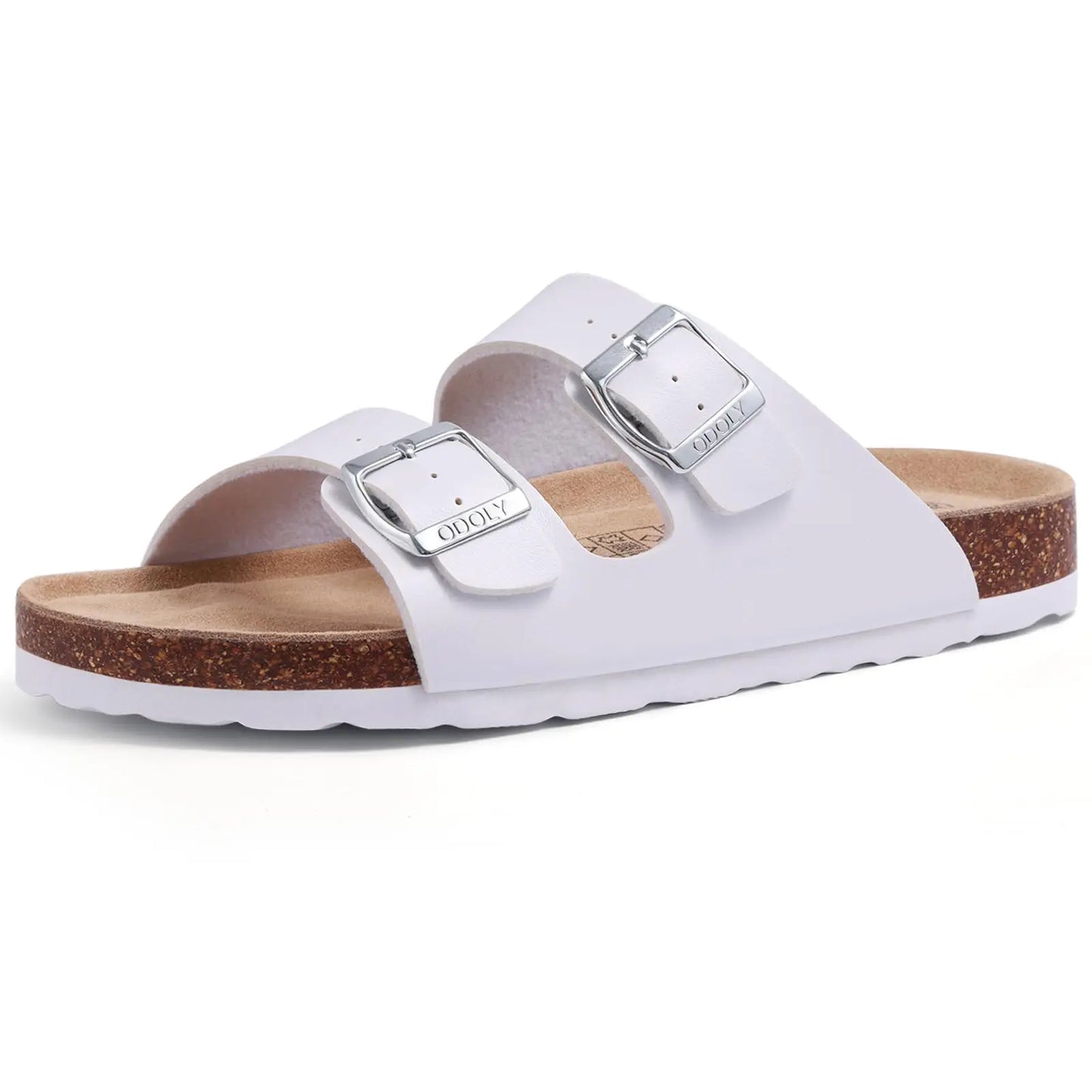Women Suede Cork Mules 👡 | Arch Support Buckle Clogs