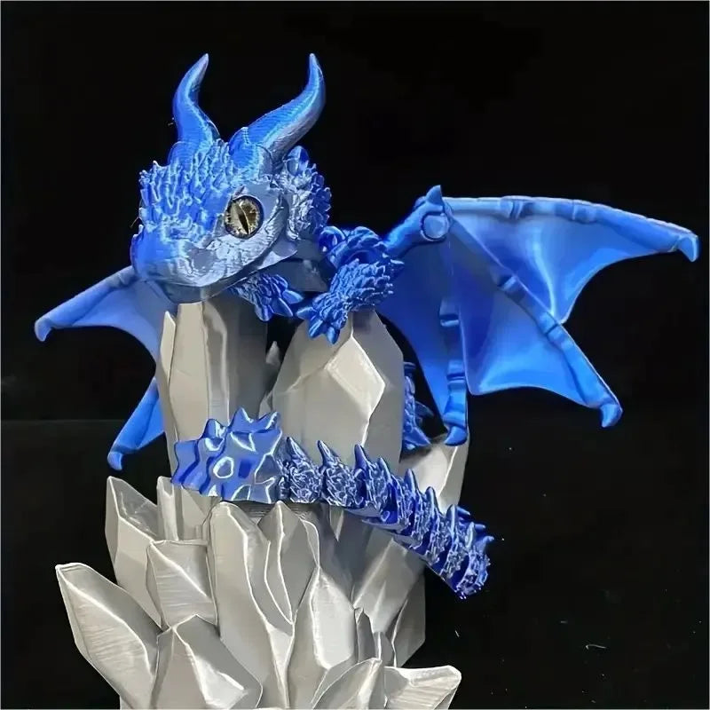 3D Printed Articulated Magic Dragon – Movable Joint Fidget Toy