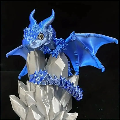 3D Printed Articulated Magic Dragon – Movable Joint Fidget Toy