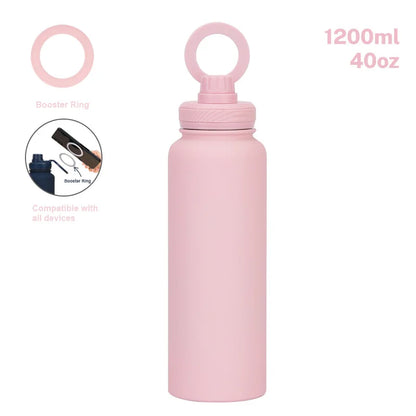 PuraCool 1200ml Stainless Steel Insulated Water Bottle 💧 | Sports & Travel Flask