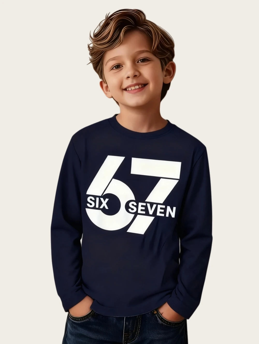 🧒👕 Kids Cartoon Full Sleeve T-Shirt | Soft & Comfy Boys Top 🌍