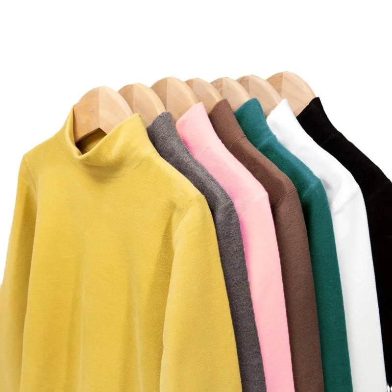 Premium Kids Winter Thermal Turtleneck Fleece Top