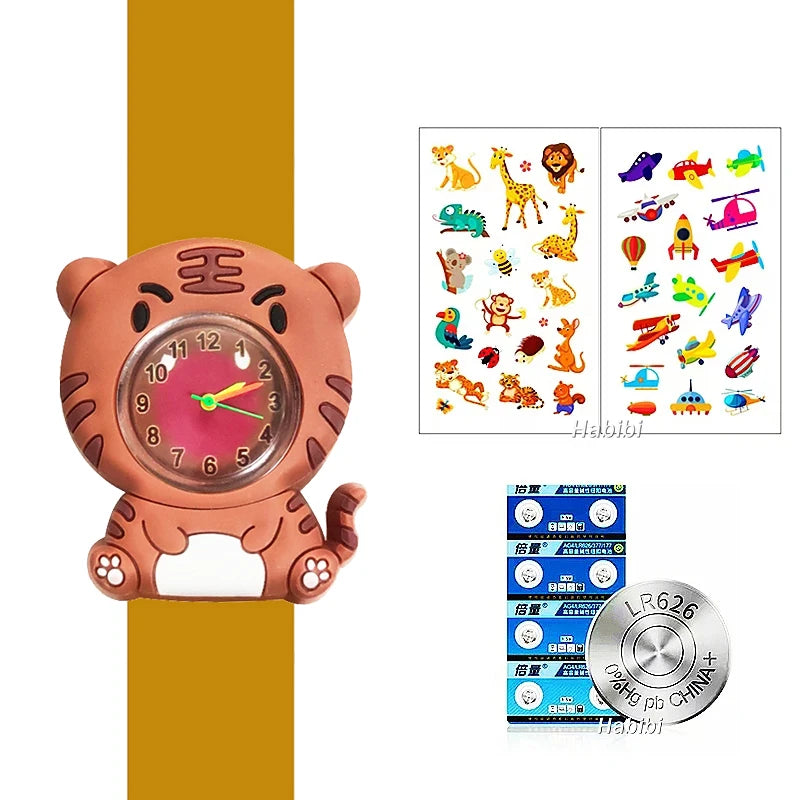 🌍 Glomexia – Kids Silicone Quartz Watch ⌚🧒