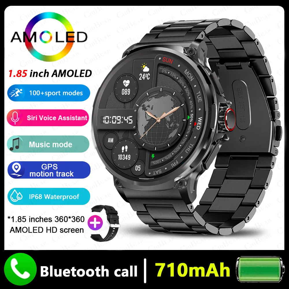 ⌚ HD Bluetooth Smart Watch 1.85" 📱