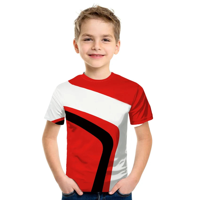 👕🌈 Kids Printed Summer Tee | Cool & Comfy 😄