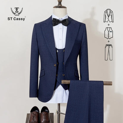 Men’s 3-Piece Slim Fit Suit 🤵 | Wedding & Business