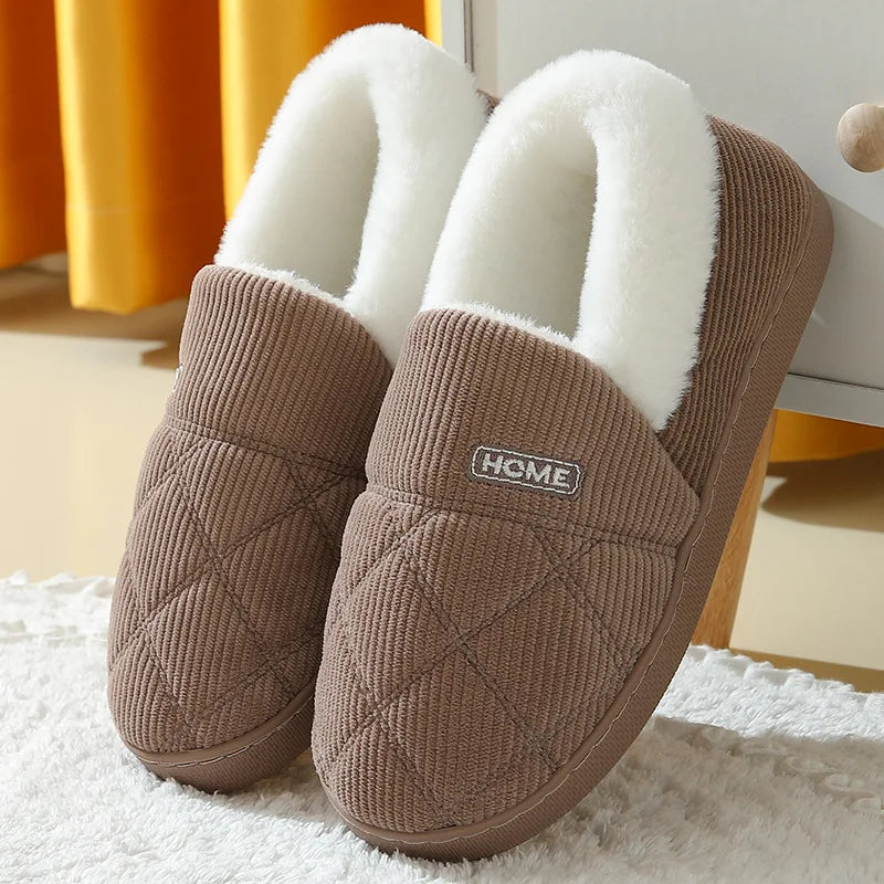 Glomexia Women Fur Plush Slippers ❄️ | Cozy Winter Slides