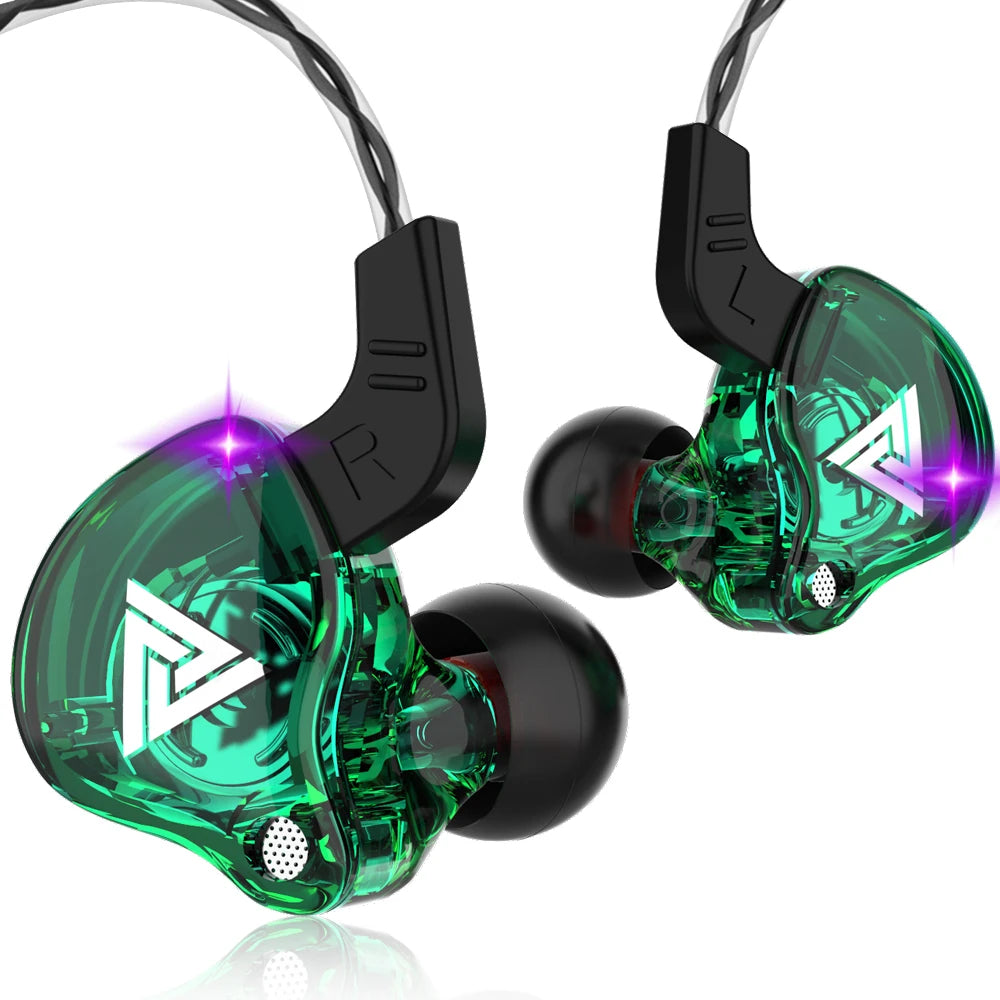 🎧 QKZ Wired In-Ear Earphones with Mic ✨