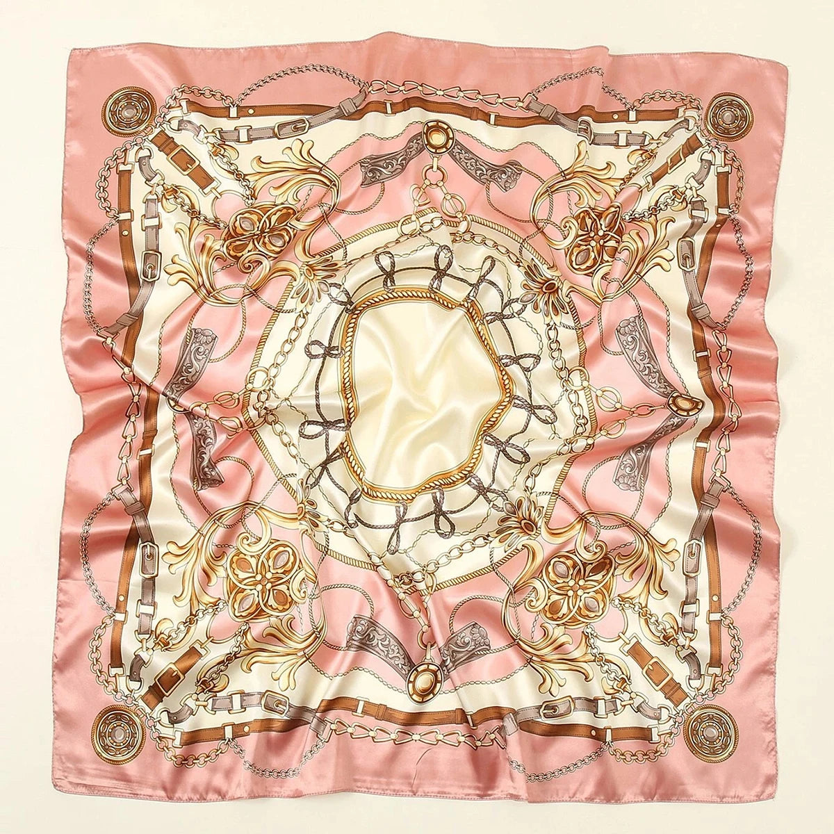 Premium 90x90 Paisley Fashion Scarf | Women Headband | GLOMEXIA