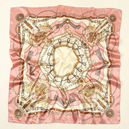 Premium 90x90 Paisley Fashion Scarf | Women Headband | GLOMEXIA
