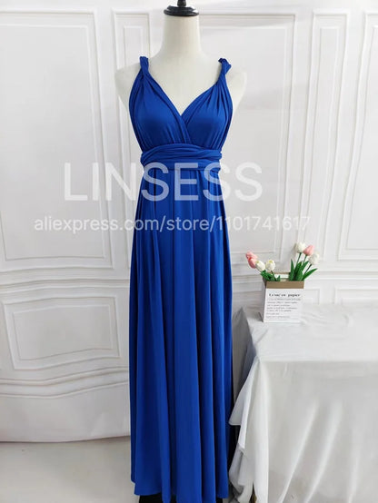 Rust Infinity Multiway Maxi Dress – Bridesmaid & Evening Gown