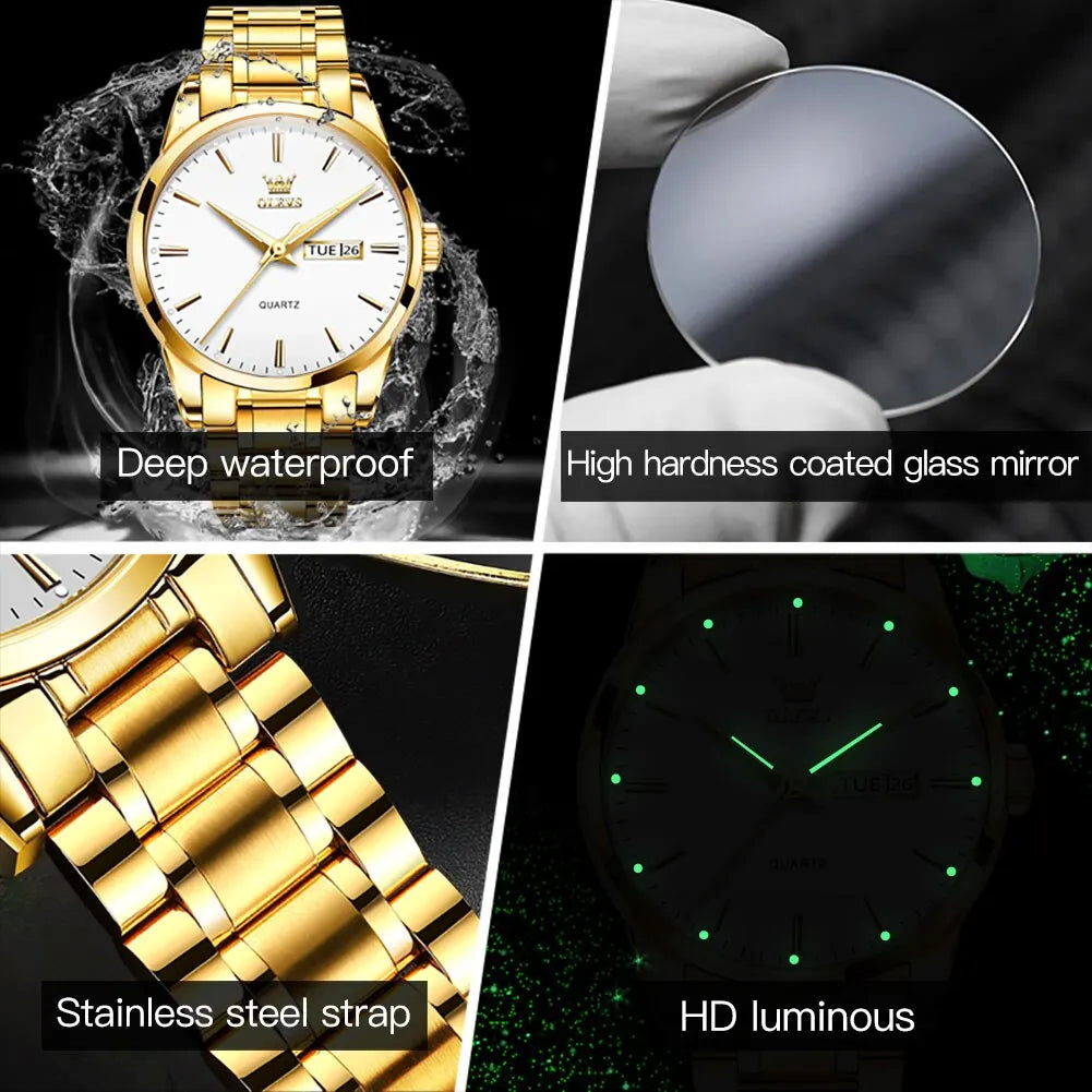 OLEVS Men’s Quartz Watch ⌚