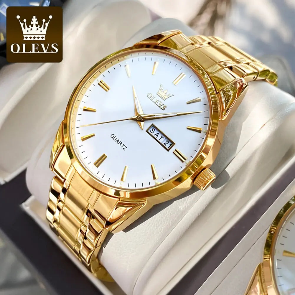 OLEVS Men’s Quartz Watch ⌚